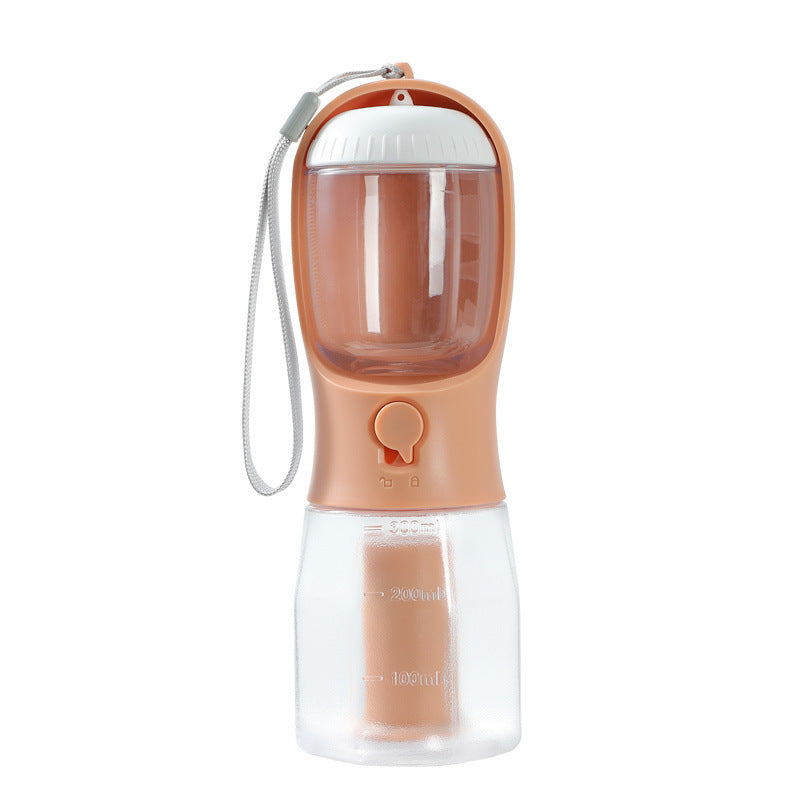 3-in-1 Portable Dog Water Bottle β With Food Container & Waste Bag Dispenser
