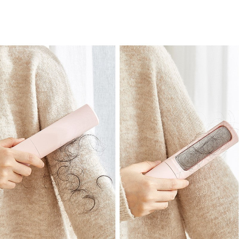 2-in-1 Pet Hair Remover – Reusable & Self-Cleaning Lint Roller for Dogs & Cats