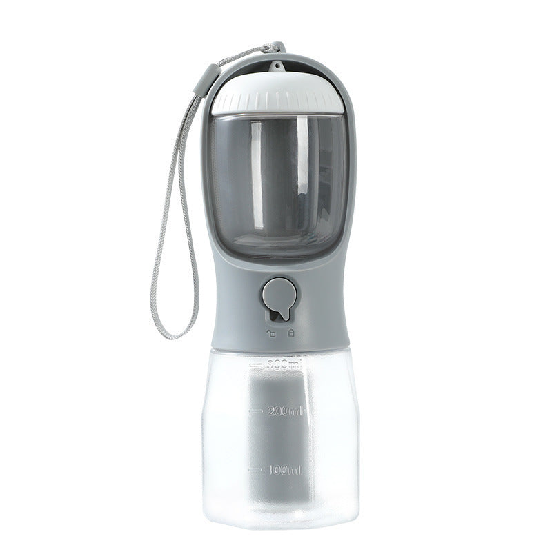 3-in-1 Portable Dog Water Bottle β With Food Container & Waste Bag Dispenser