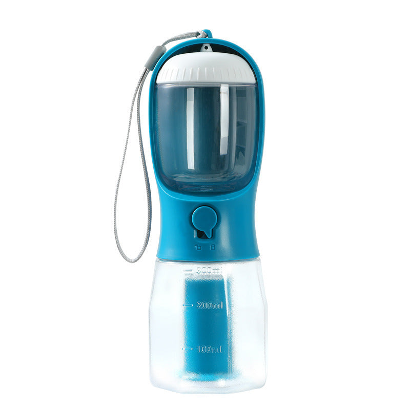 3-in-1 Portable Dog Water Bottle β With Food Container & Waste Bag Dispenser