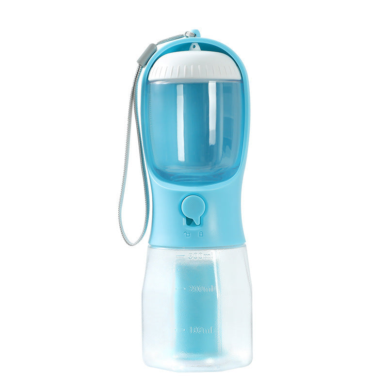 3-in-1 Portable Dog Water Bottle β With Food Container & Waste Bag Dispenser