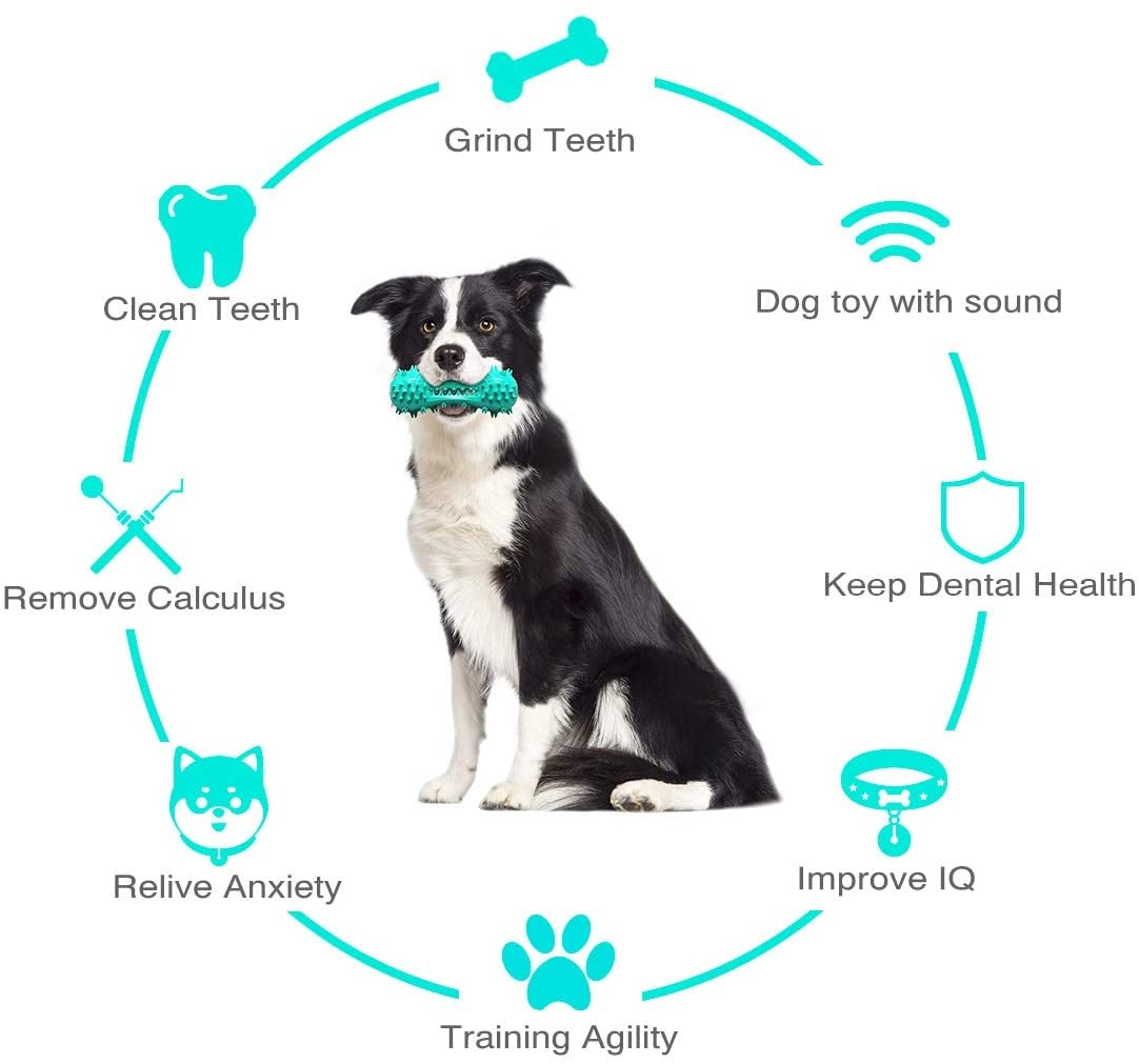 Durable Dog Chew Toy – Dental Cleaning Rubber Stick for Aggressive Chewers