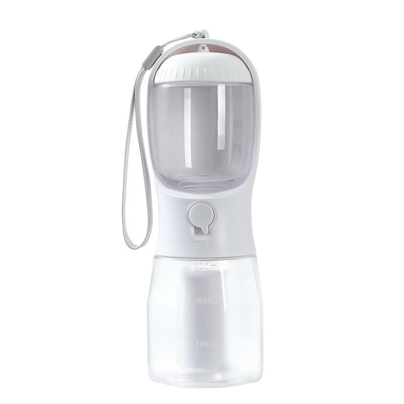 3-in-1 Portable Dog Water Bottle β With Food Container & Waste Bag Dispenser