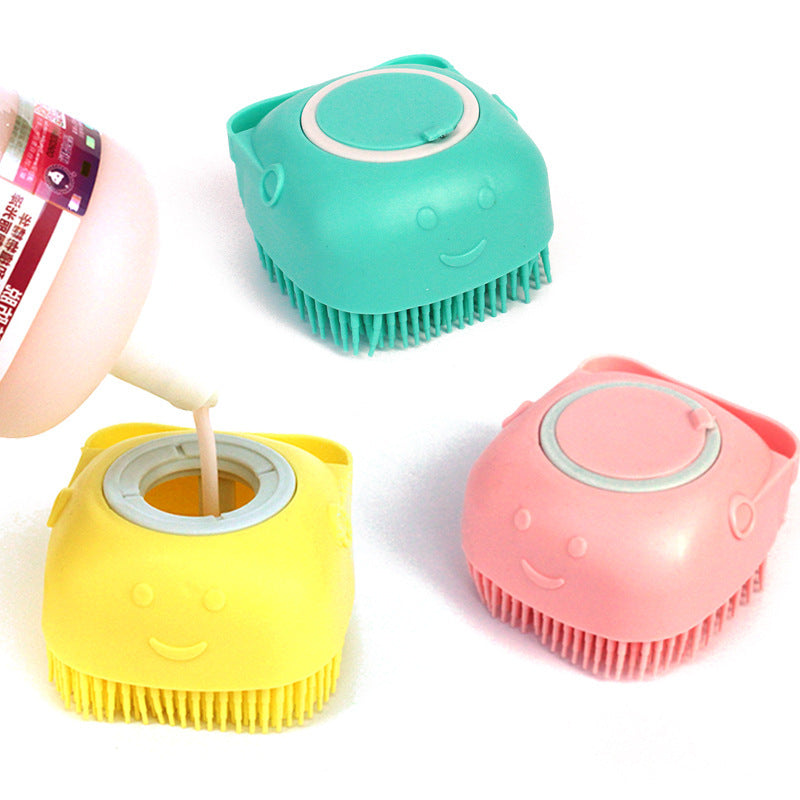 Silicone Dog Bath & Massage Glove – Gentle Grooming & Shampoo Dispenser