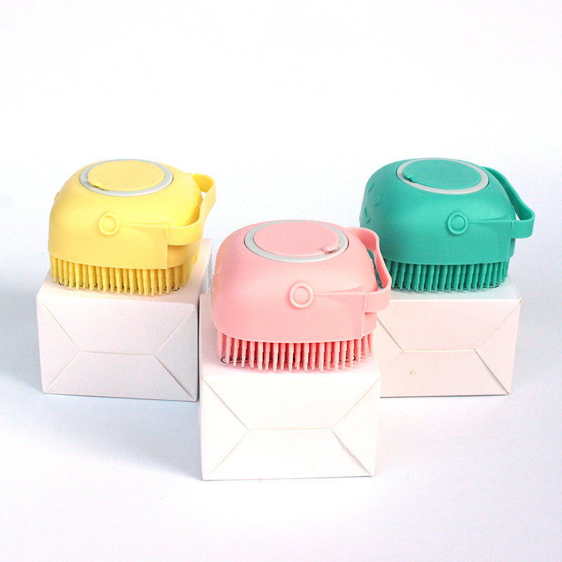 Silicone Dog Bath & Massage Glove – Gentle Grooming & Shampoo Dispenser