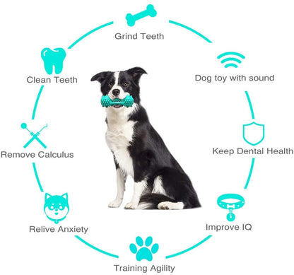 Durable Dog Chew Toy – Dental Cleaning Rubber Stick for Aggressive Chewers