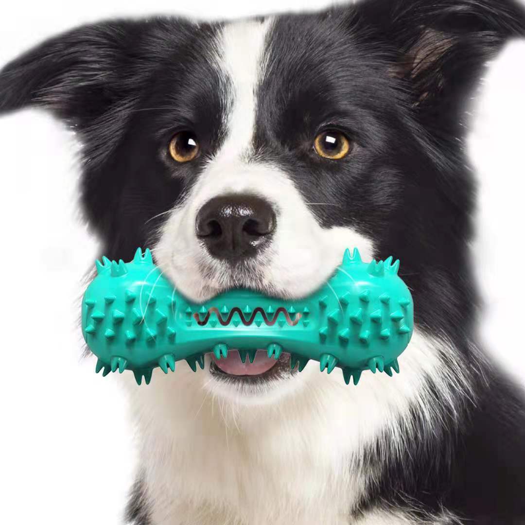 Durable Dog Chew Toy – Dental Cleaning Rubber Stick for Aggressive Chewers