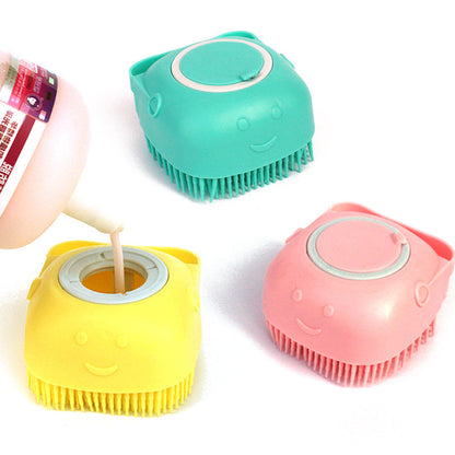 Silicone Dog Bath & Massage Glove – Gentle Grooming & Shampoo Dispenser